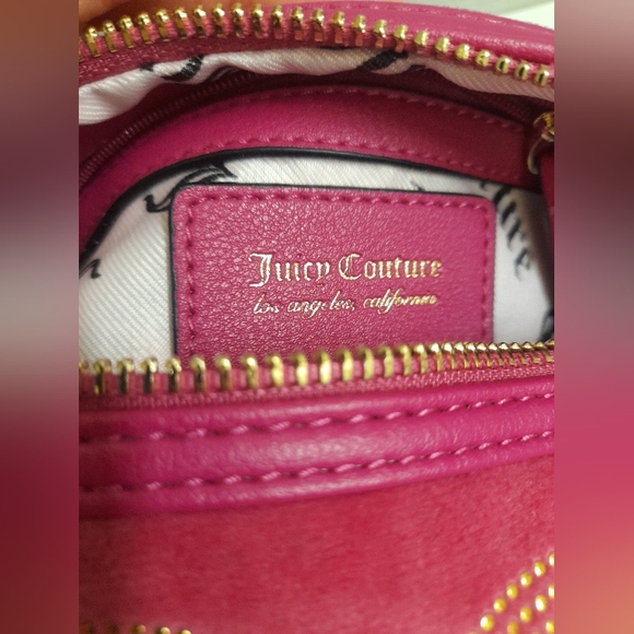 Juicy Couture Pink Velour Shoulder Hand Bag - Picture 10 of 15
